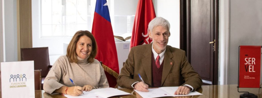 Servel y Fundación Descúbreme firman convenio para promover la inclusión de personas con discapacidad cognitiva